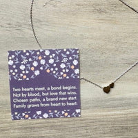 Two Hearts Meet- Adoption Keepsake Gift