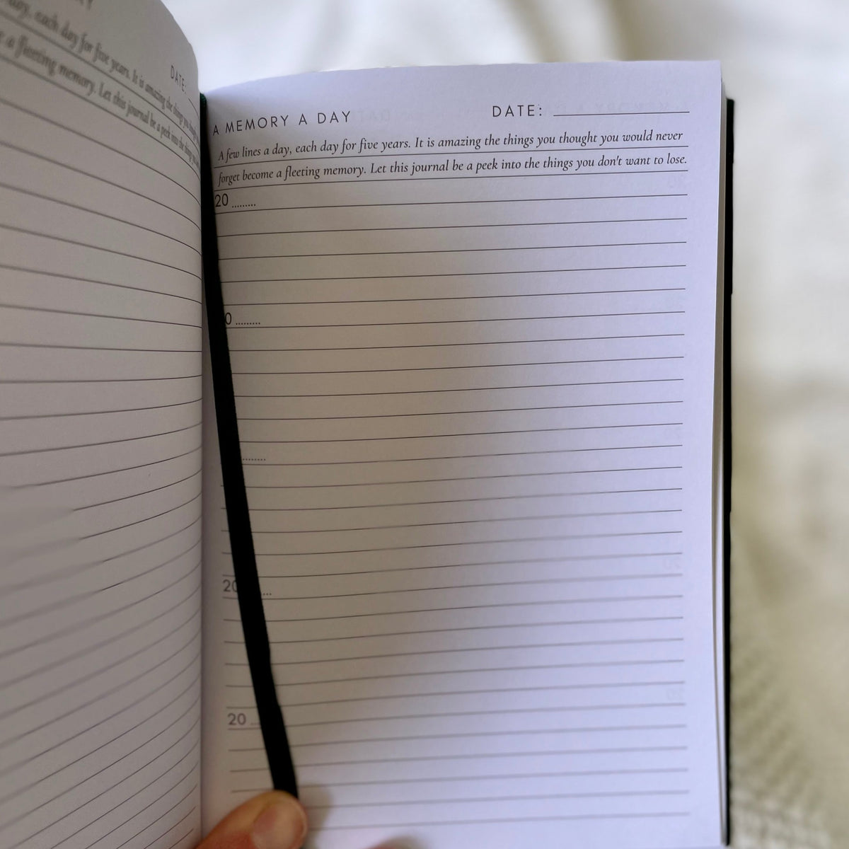 A Memory A Day- 5 year journal