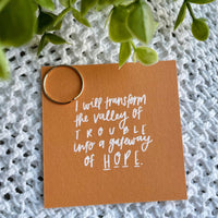 He will Comfort You- Gold Ring