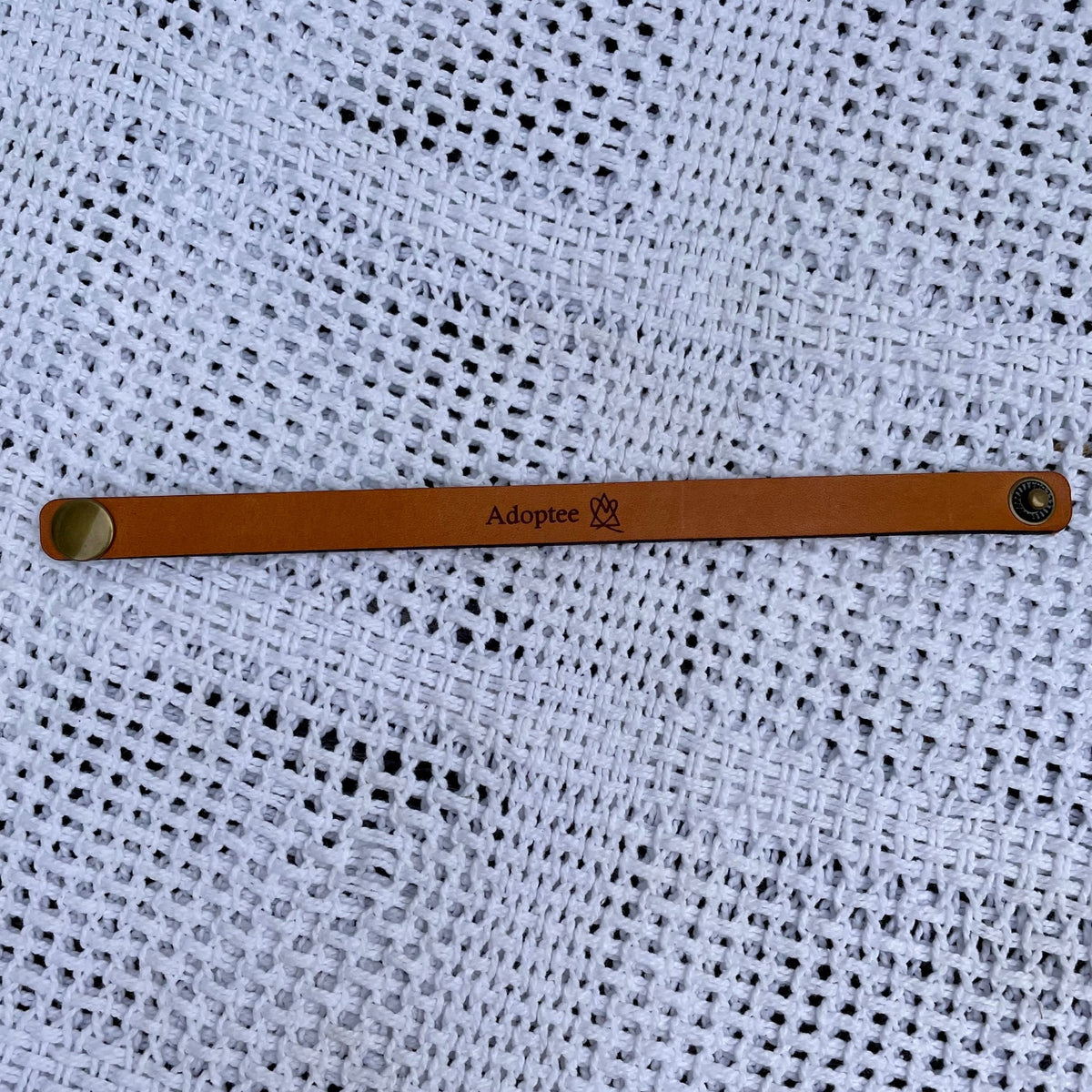 Adoptee Leather Bracelet