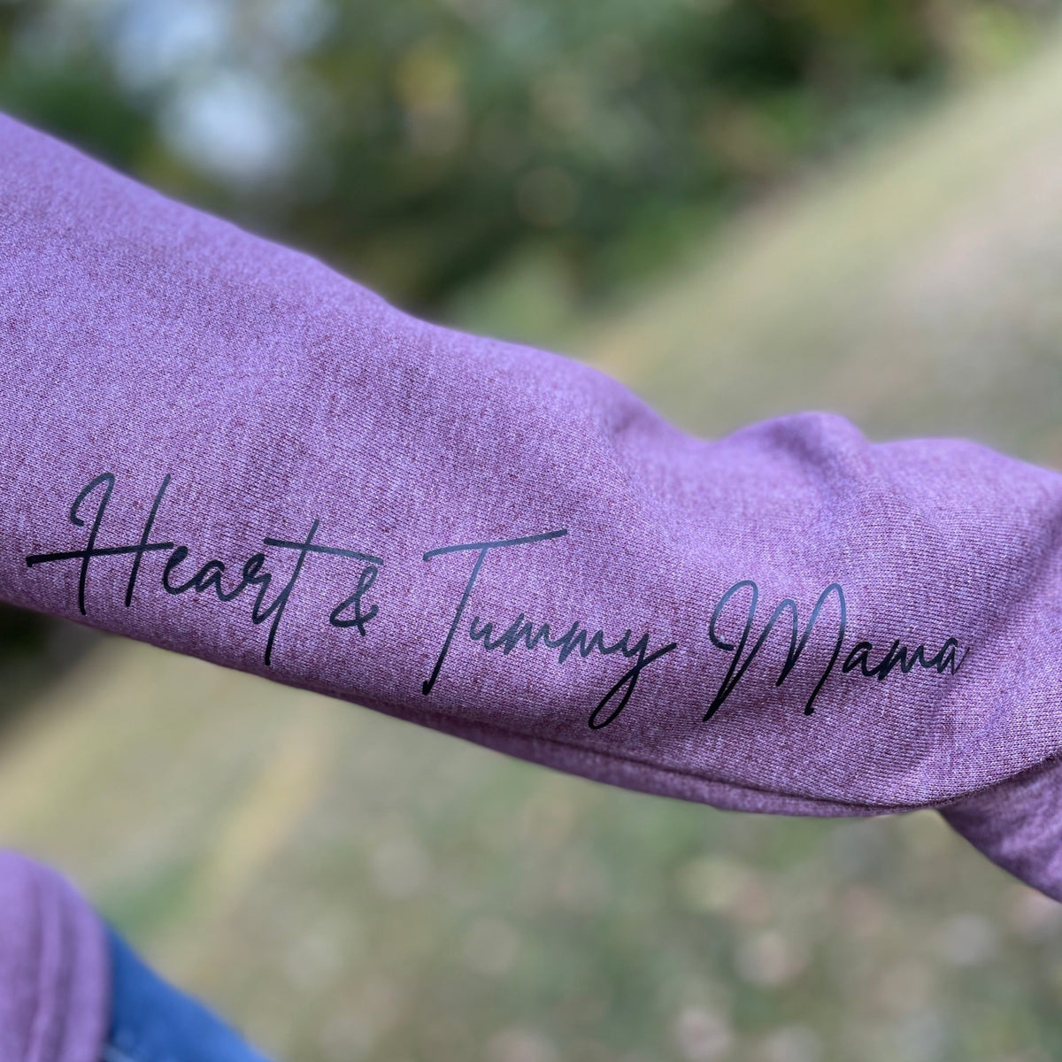 Heart & Tummy Mama Graphic Crew Neck Sweatshirt