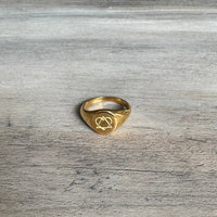 Adoption Symbol Gold Ring