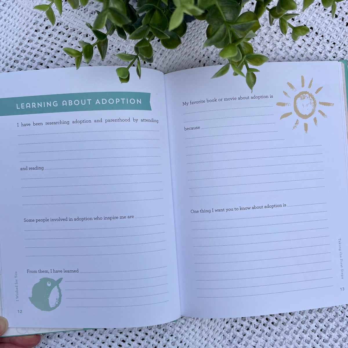 I Wished For You Adoption Journal Gift Set