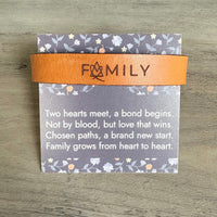 Adoptive Family Snap Leather Bracelet