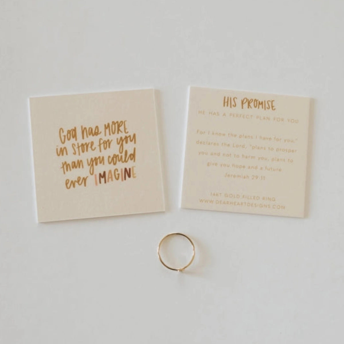 He Has A Perfect Plan For You- Ring