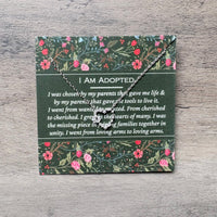 "I Am Adopted" – Adoptee Keepsake Gift