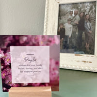 Prayers for Adoption Cards + Leather Bracelet