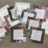 Prayers for Adoption Cards + Leather Bracelet