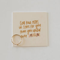 He Has A Perfect Plan For You- Ring