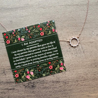 "I Am Adopted" – Adoptee Keepsake Gift