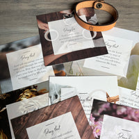 Prayers for Adoption Cards + Leather Bracelet