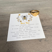Adoption Symbol Gold Ring