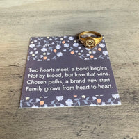 Two Hearts Meet- Adoption Keepsake Gift