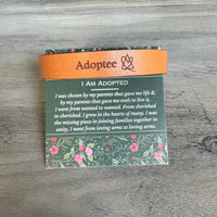 Adoptee Leather Snap Bracelet