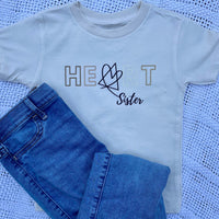 Heart Sister- Adoption Graphic Tee Youth