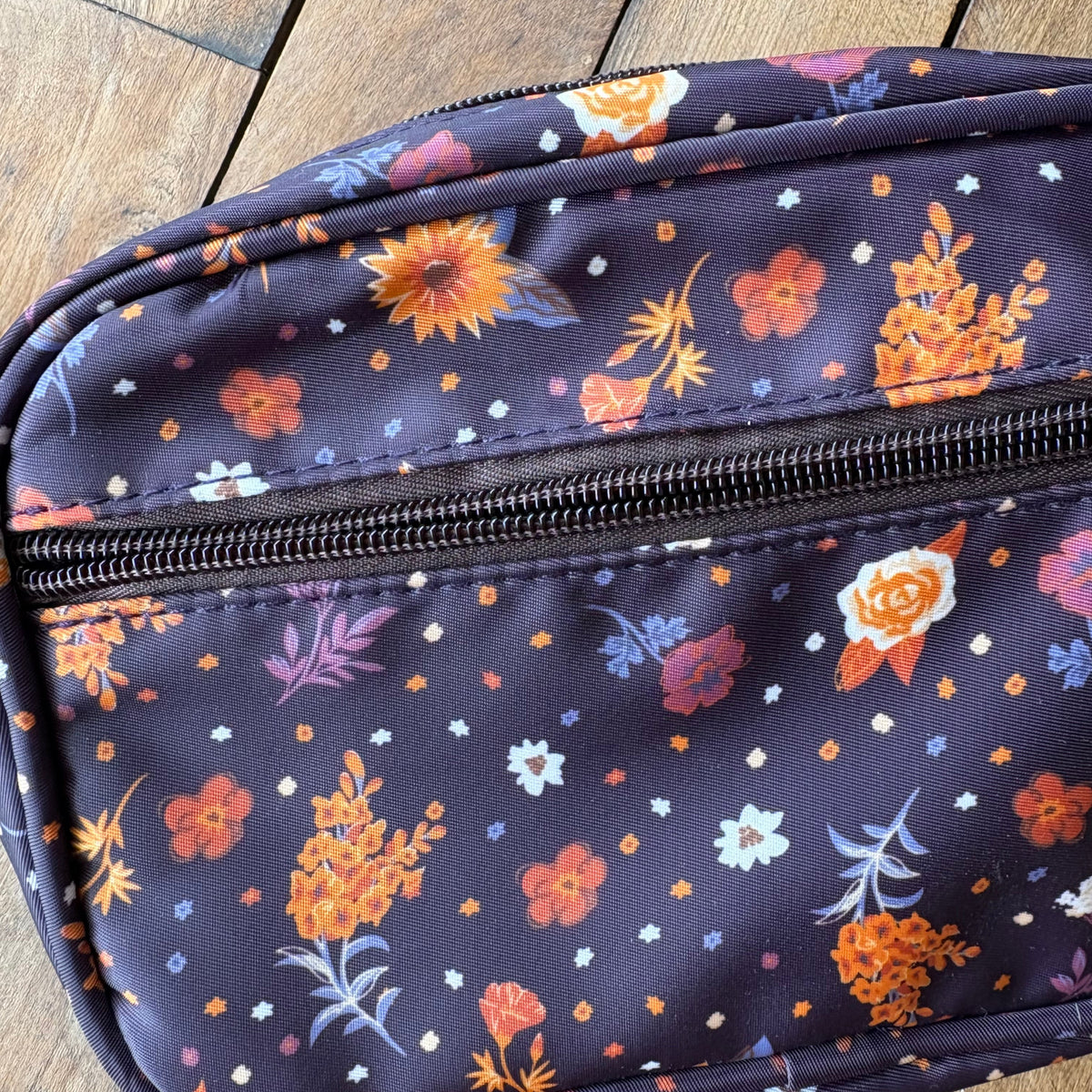 Plum Floral Belt Bag