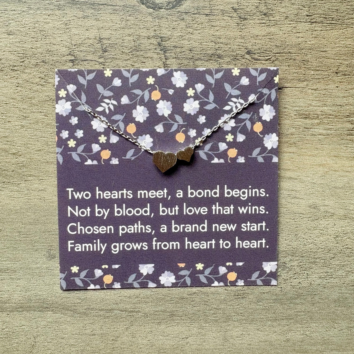 Two Hearts Meet- Adoption Keepsake Gift
