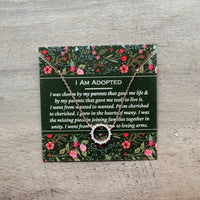 "I Am Adopted" – Adoptee Keepsake Gift