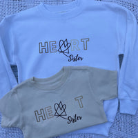 Heart Sister- Adoption Graphic Tee Youth