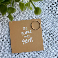 He Will Give Me Strength- Ring