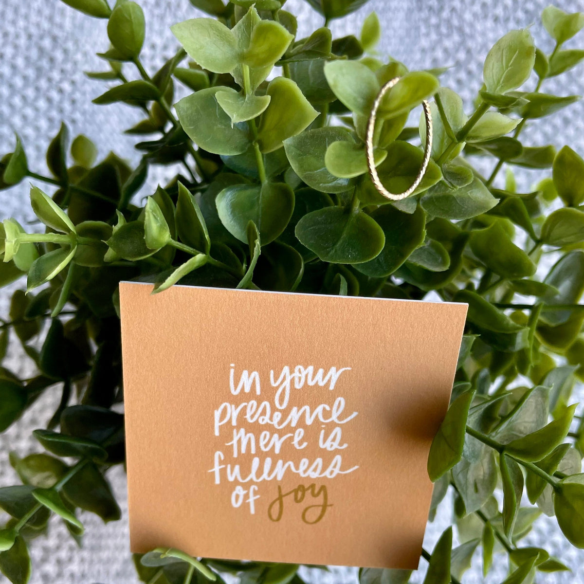 Fullness of Joy- Gold Ring