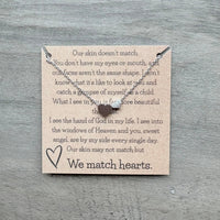 We Match Hearts Necklace