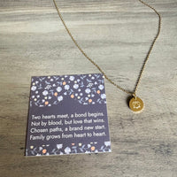 Two Hearts Meet- Adoption Keepsake Gift