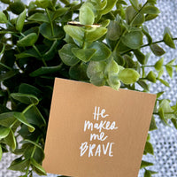 He Will Give Me Strength- Ring