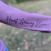 Heart Growing Mama Graphic Crew Neck Sweatshirt