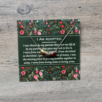 "I Am Adopted" – Adoptee Keepsake Gift