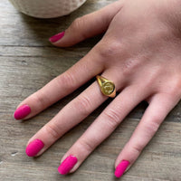 Adoption Symbol Gold Ring